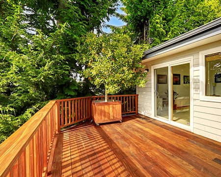 Deck washing