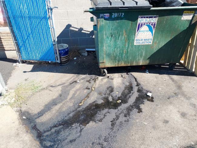 2Asphalt Dumpster Pad Cleaning in Spokane, WA